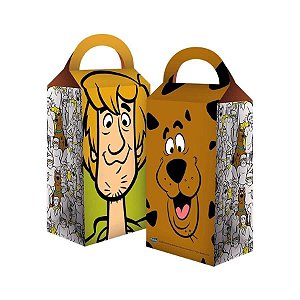 Caixa Surpresa Festa Scooby Doo com 8 Unidades - Promo Festcolor