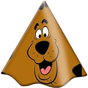 Chapéu de Aniversário de Papel Scooby Doo com 8 un - Promo Festcolor