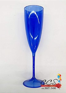 Taça de Champanhe Prime 170ML Azul Escuro Neon Neoplas