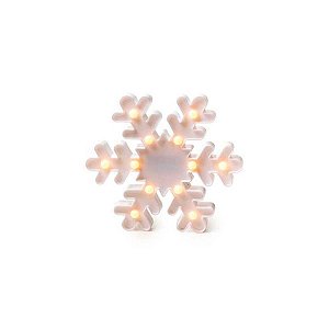 Luminoso Floco de Neve com 12 Leds Brancos 2AA - Cromus Esp 1470910