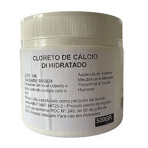 Cloreto de Cálcio Alimentício - 500g
