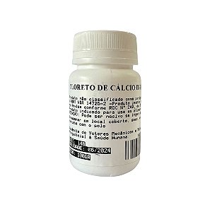 CLORETO de Cálcio Alimentício - 100g