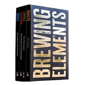 Box Brewing Elements - 4 livros (água, malte, lúpulo, levedura) 
