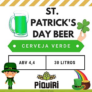 Kit receitas cerveja artesanal 30L St Patrick's Beer