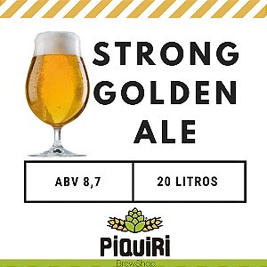 Kit receitas cerveja artesanal 20L Strong Golden Ale