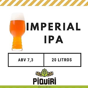 Kit receitas cerveja artesanal 20L Imperial IPA