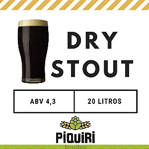 Kit receitas cerveja artesanal  20L Dry Stout