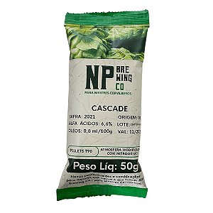 Lúpulo NP Cascade - 50g (pellets)