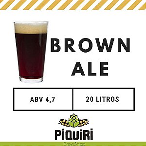 Kit receitas cerveja artesanal 20L Brown Ale