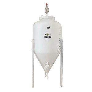 Fermentador Cônico Roto 50l POP Rotomoldado Completo