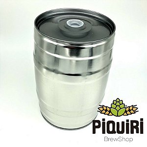 Mini Keg 5 Litros sem torneira - Cor Prata