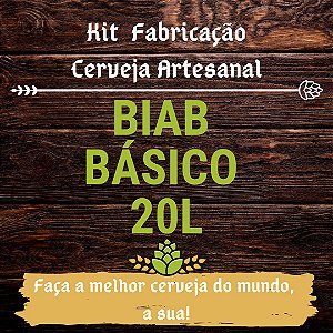 Kit BIAB para Fabricação de Cerveja - 20L (Básico)