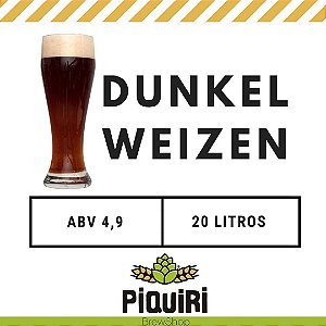 Kit receitas cerveja artesanal 20L Dunkelweizen