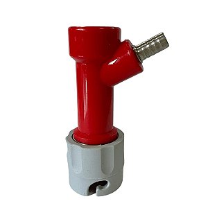 Conector Pin lock Gás (vermelho e cinza) - Espigão