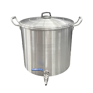 Caldeirão / Panela de Fervura nº36 - 32 litros Completo com Válvula Inox
