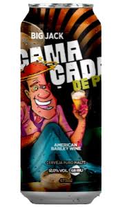 Cerveja Big Jack Camaçada de Pau American Barley Wine - Lata 473ml