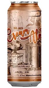 Cerveja Big Jack Cream Ale - Lata 473ml VALIDADE 29/08/25