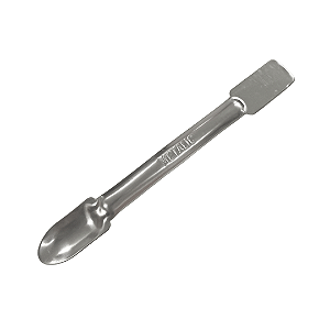 Espatula 15cm Com Colher em Chapa de Aco Inox