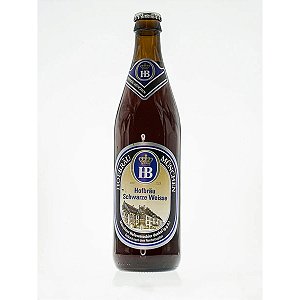 Cerveja Hofbräu HB Schwarze Weisse 500ml Garrafa