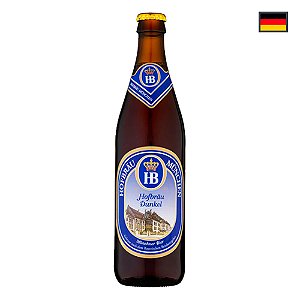 Cerveja Hofbräu HB Dunkel 500ml Garrafa