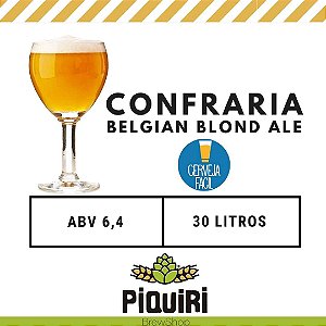 Kit receitas cerveja artesanal 30L Confraria Cerveja Fácil