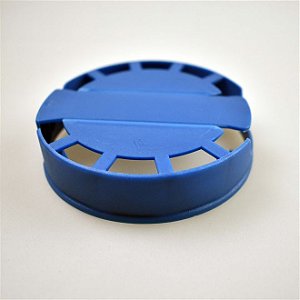 Lacre Plástico de Segurança para Barril Inox Tipo S - Azul - 10 Und