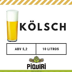Kit receitas cerveja artesanal 10L Kölsch