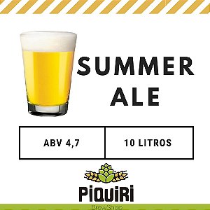 Kit receitas cerveja artesanal 10L Summer Ale