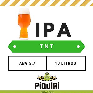 Kit receitas cerveja artesanal 10L IPA TNT