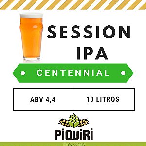 Kit receitas cerveja artesanal 10L Session IPA Centennial