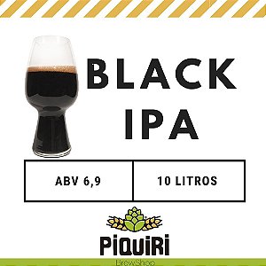 Kit receitas cerveja artesanal 10L Black IPA