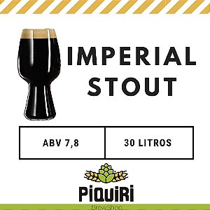 Kit receitas cerveja artesanal 30L Imperial Stout