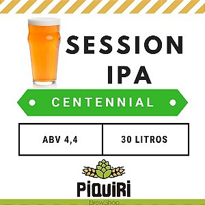 Kit receitas cerveja artesanal 30L Session IPA Centennial