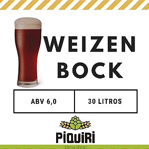 Kit receitas cerveja artesanal 30L Weizenbock