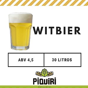 Kit receitas cerveja artesanal 30L Witbier