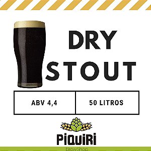 Kit receitas cerveja artesanal 50L Dry Stout