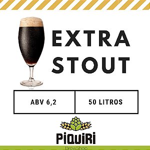 Kit receitas cerveja artesanal 50L Extra Stout