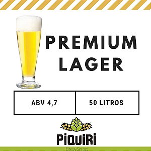 Kit receitas cerveja artesanal 50L Premium Lager