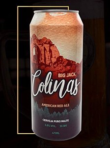 Cerveja Big Jack American Red Ale Colinas - Lata 473ml