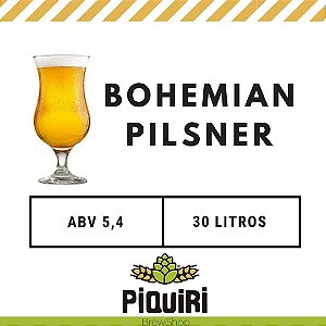 Kit receitas cerveja artesanal  30L Bohemian Pilsner