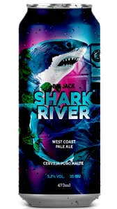 Cerveja Big Jack West Coast Pale Ale Shark River - Lata 473ml