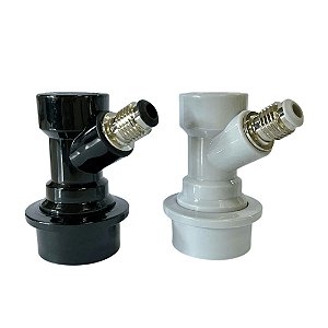 Kit Conector Ball Lock Gás/Líquido para Postmix (ROSCA 7/16")