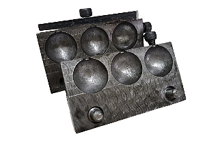 Coquilha Balote esférico de 17mm 3 Cavidades.