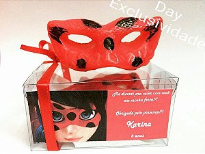 Lembrancinha Miraculous - Máscara Ladybug