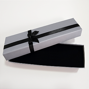 Caixa cartonada cinza para Caneta Crown