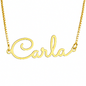 Colar personalizado com nome