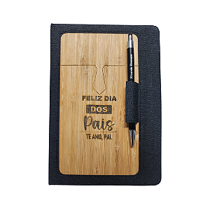 Caderno bambu personalizado