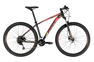 Bicicleta Oggi Big Wheel 7.0 18v Alivio Preto Vermelho 2021 tam 17