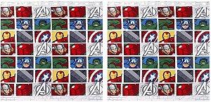 Cortina Avengers Marvel Vingadores 2,80x1,60 Infantil 2 Peça