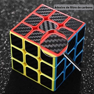 Cubo Magico Qualidade Premium Carbono 3x3 Profissional